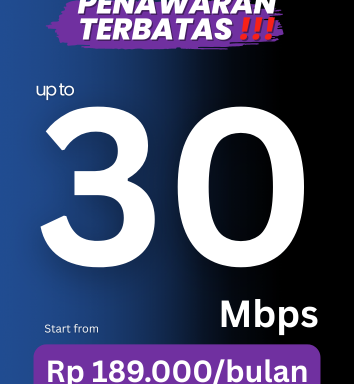 Paket Internet Rumah 30 Mbps Cellix Home