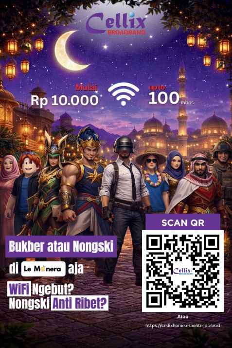 Voucher Ramadhan 100 Mbps Spesial & Super Cepat | Cellix Home Voucher Ramadhan 100 Mbps Spesial & Super Cepat